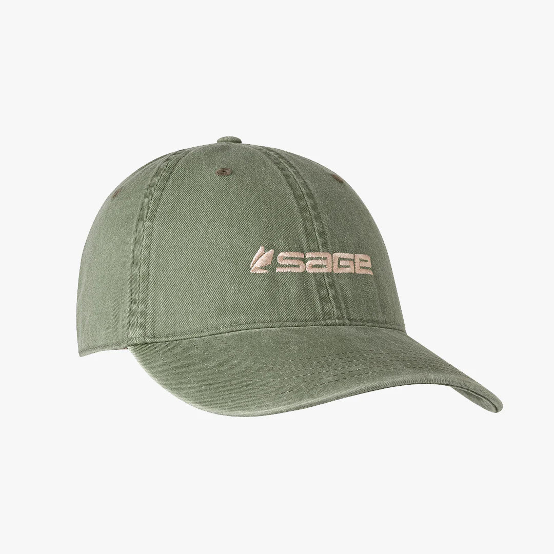 Sage Relaxed Logo Hat - Sportinglife Turangi 